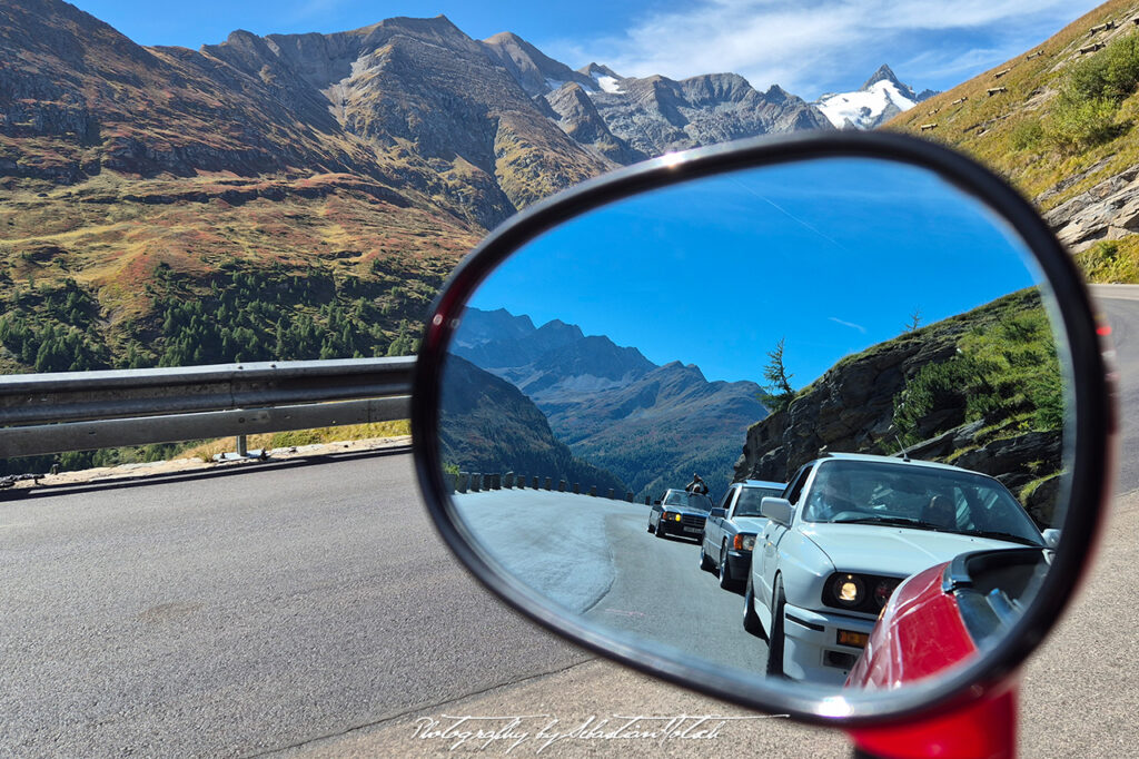 Mazda Miata NA Rearview Mirror Großglockner Drive-by Snapshots by Sebastian Motsch