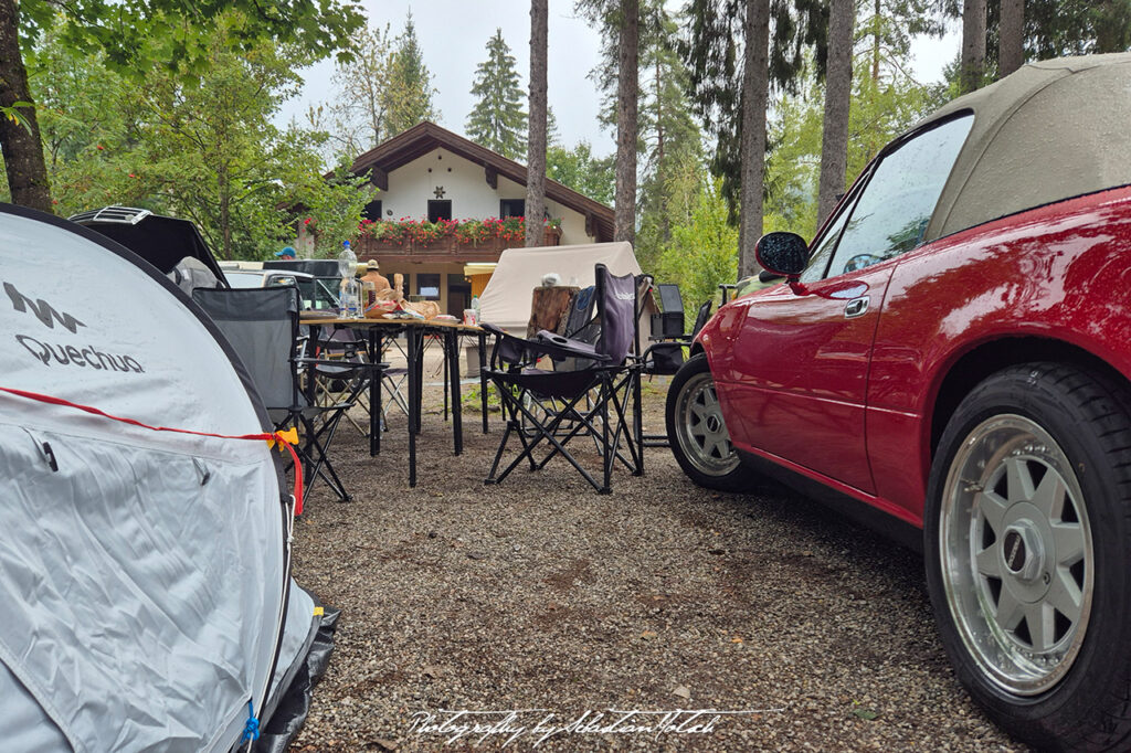 Mazda Miata NA Strandcamping Anderwald Austria Photography by Sebastian Motsch