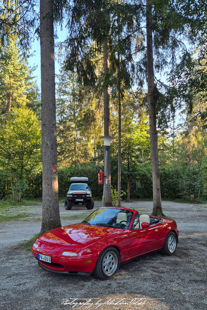 Mazda Miata NA Strandcamping Anderwald Photography by Sebastian Motsch