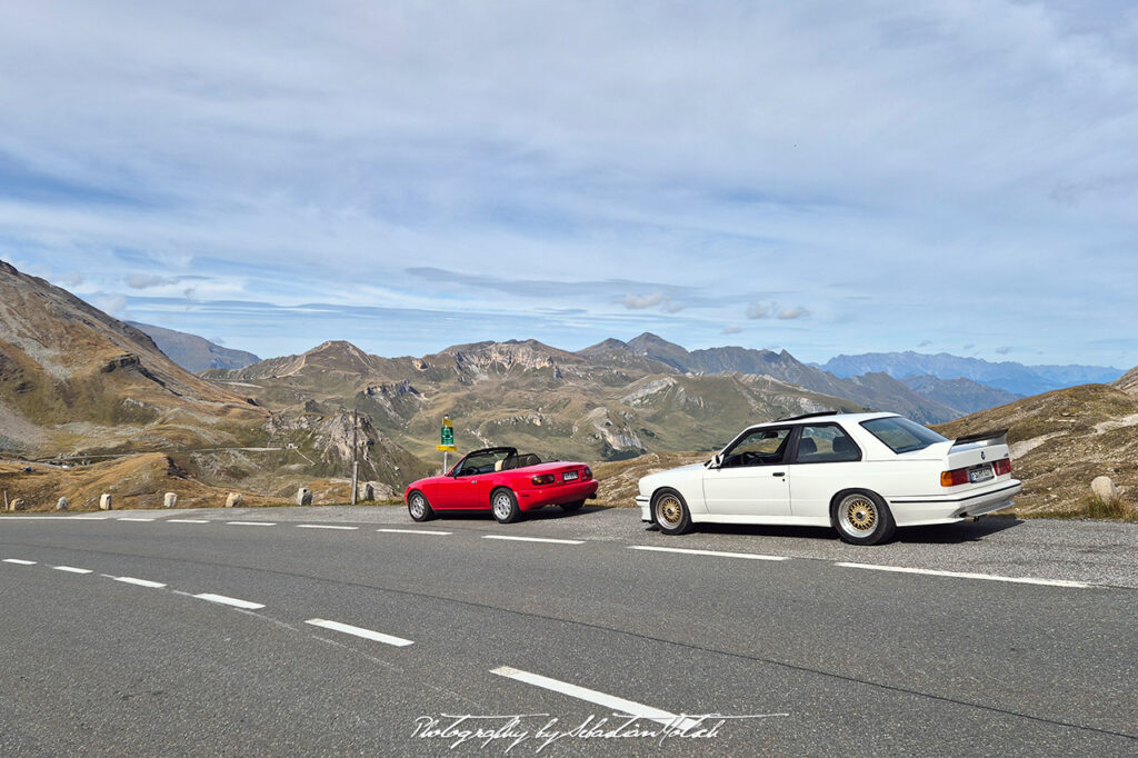 Mazda Miata NA and BMW E30 M3 Großglockner Drive-by Snapshots by Sebastian Motsch