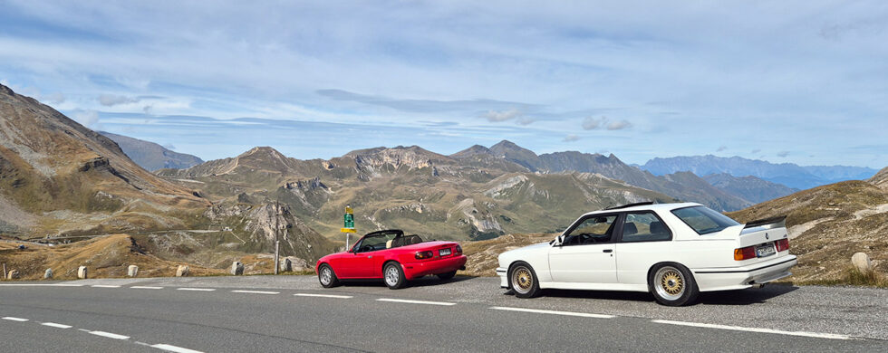 Mazda Miata NA and BMW E30 M3 Großglockner Drive-by Snapshots by Sebastian Motsch