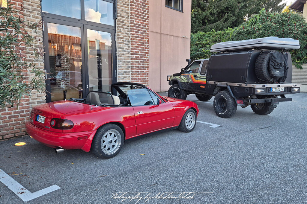 Mazda Miata NA and Volkswagen Taro 4s4 Austria Villach Photography by Sebastian Motsch