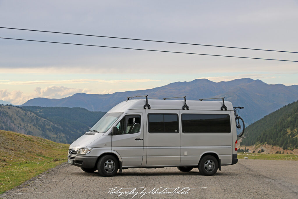 Mercedes-Benz Sprinter W903 Port de la Bonaigua I Spain Photography by Sebastian Motsch