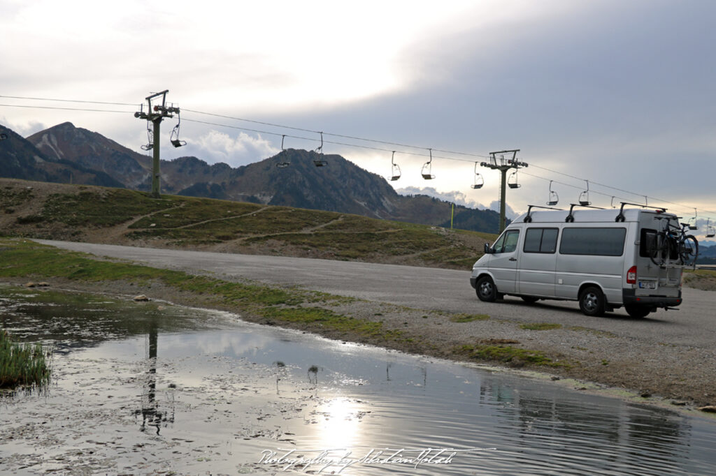Mercedes-Benz Sprinter W903 Port de la Bonaigua Lift Spain Photography by Sebastian Motsch