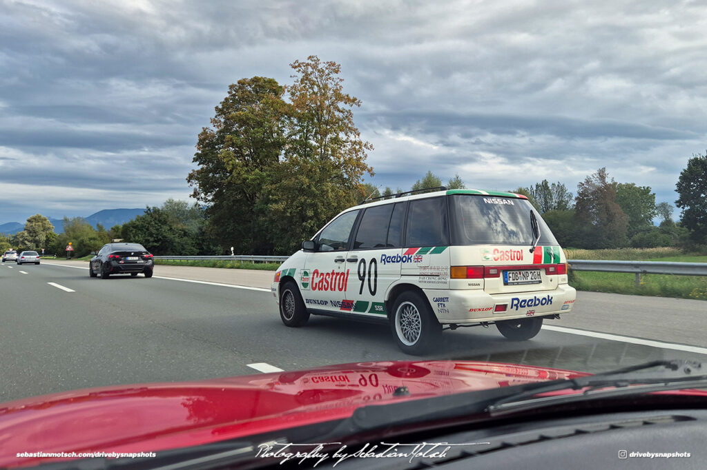 Nissan Prairie Pro on A8 to Austria Drive-by Snapshots by Sebastian Motsch