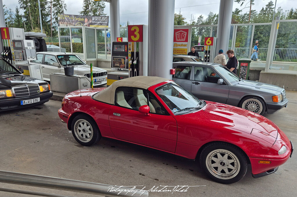 Refueling at Petrol Station Egg am See Austria Photography by Sebastian Motsch