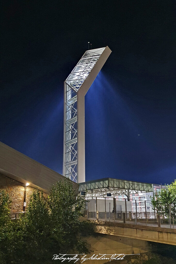 Andorra La Vella Light Mast Photography by Sebastian Motsch