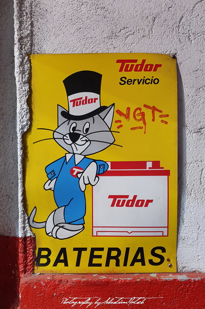 Andorra La Vella Tudor Baterias Sign Photography by Sebastian Motsch