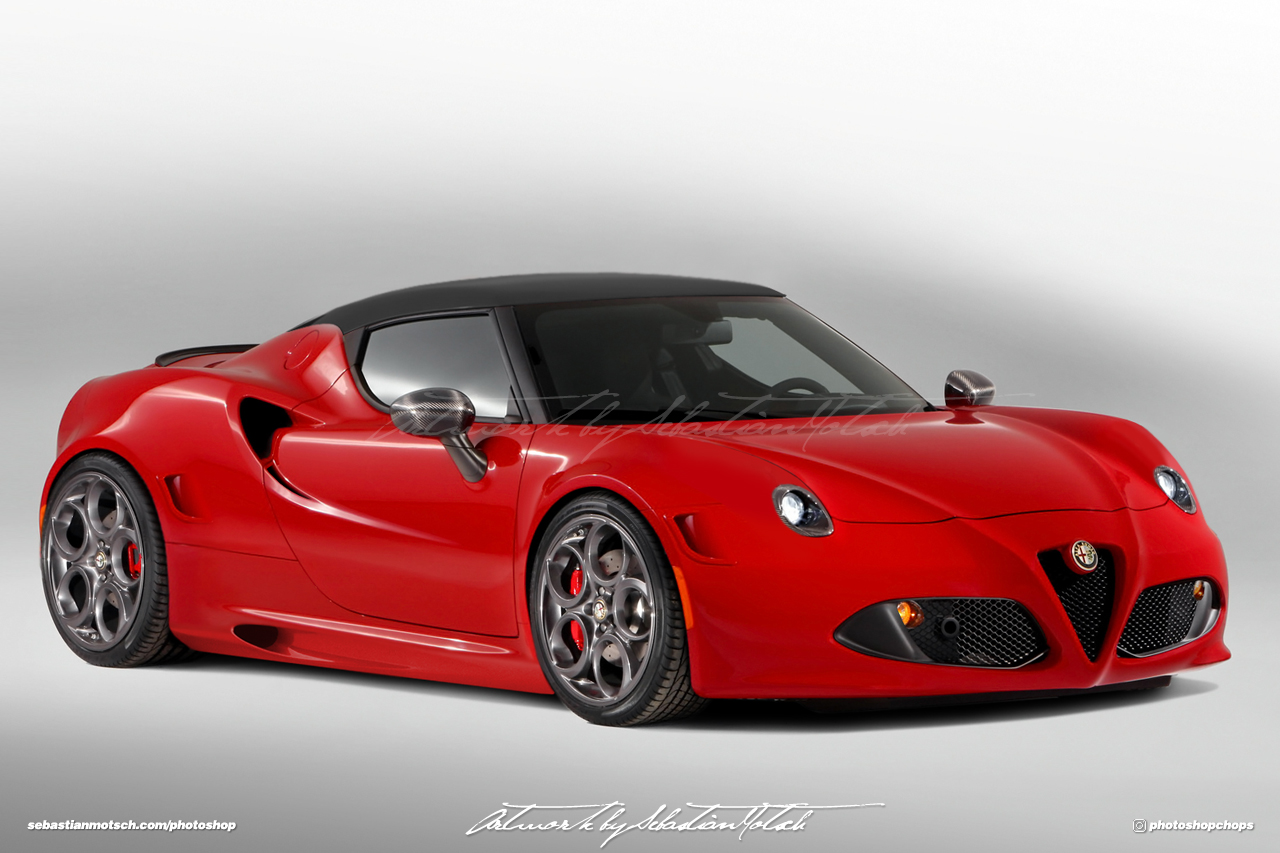 Alfa Romeo 4C Evoluzione Photoshop by Sebastian Motsch